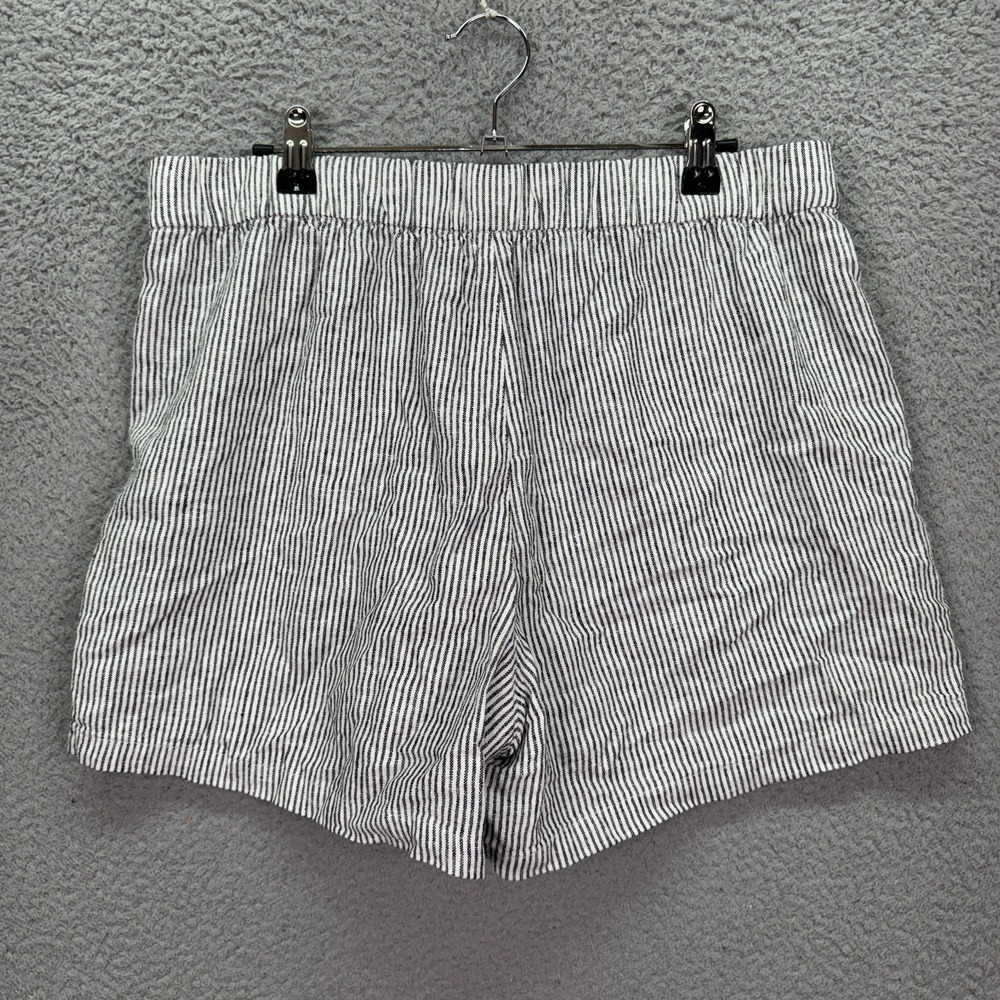 J Crew Shorts Womens M Linen Viscose Lounge Pull On Beachy Coastal Resort Preppy - Picture 2 of 8